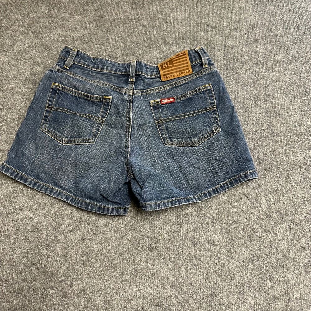 Polo Jeans Co Shorts Womens Size 4 Blue Denim Saturday Short Casual Summer 79394